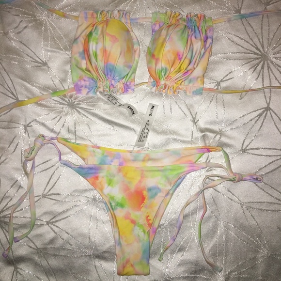 Shein Tie-dye Bikini - Picture 1 of 4